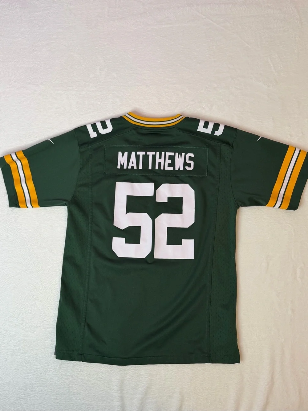 Nike Green Bay Packers Clay‎ Matthews #52 NFL Jersey Youth Large Green